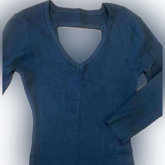 NWOT Ribbed Mini Dress - Picture 4 of 8